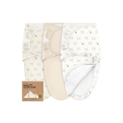 3-Pack Soothe Zippy Swaddle Wrap, Medium
