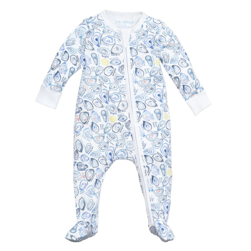 Oysters Zip Baby Onesie | Joy Street Kids