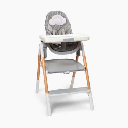 Sit-To-Step High Chair - Grey/White
