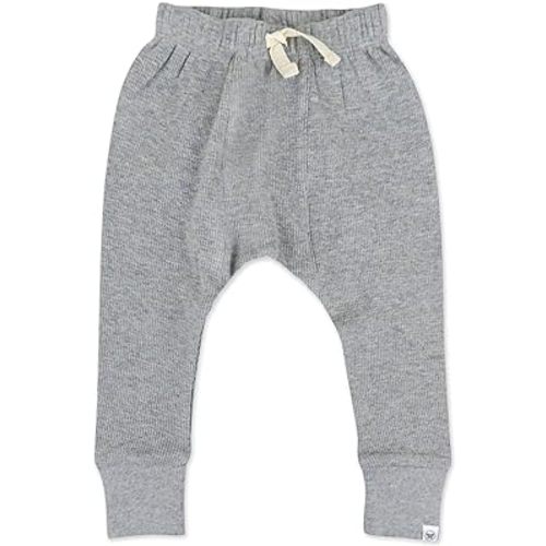 6-9 M HonestBaby Multipack Honest Pants Joggers Pull on 100% Organic Cotton for Infant Baby and Toddler, Boys, Girls, Unisex