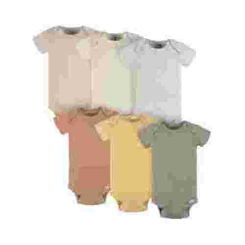 Gerber Baby Neutral Short Sleeve Bodysuits, 6-Pack, Sizes Newborn - 24 Months