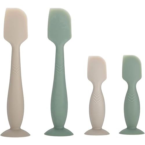 Baby Diaper Cream Spatula Applicator, 4 Pack Butt Spatula Diaper Rash Cream Applicator for Butt Paste Diaper Cream, Newborn Baby Essentials, 2 Large and 2 Mini Sizes