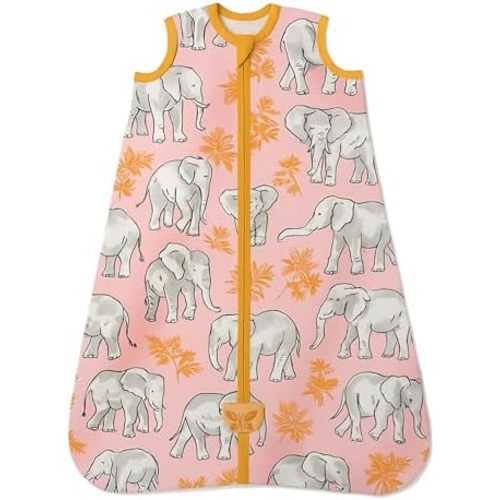 HonestBaby Zip Front Wearable Blanket 100% Organic Cotton for Infant Baby Boys, Girls