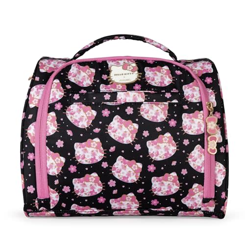 JuJuBe x Hello Kitty Cherry Blossoms Insulated Bottle Bag, Breastmilk Storage Bag for Baby Bottles, Travel Insulated Lunch or Cooler for Nursing, Milk, Snacks, Daycare, Errands, Everyday Carry