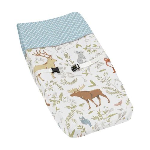 Woodland Toile Collection Changing Pad Cover