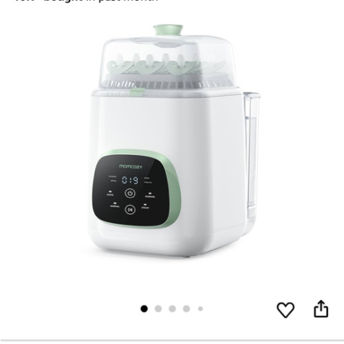 Momcozy KleanPal Pro Baby Bottle Washer, Sterilizer & Dryer - All-in-One Cleaning Machine for Bottles, Pump Parts & Baby Essentials - Time-Saving & Effortless Care