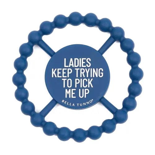 Baby Teether by Bella Tunno, Silicone Teethers for Babies 3-6 Months, 6-12 Months, Baby Toys, Pacifier, Teething Relief, Boys, Girls, Ladies Pick Me Up