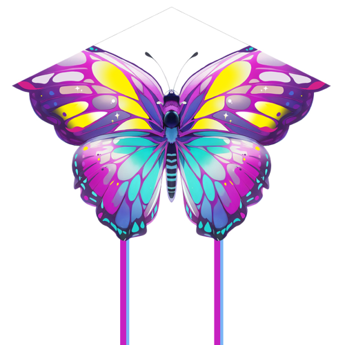 Butterfly Kites for Kids & Adults,Beginner Kite for Kids Ages 4-8,Easy to Fly for Beginners, 262ft Line Handle,Beach Kites for Outdoor Activities & Family Trip