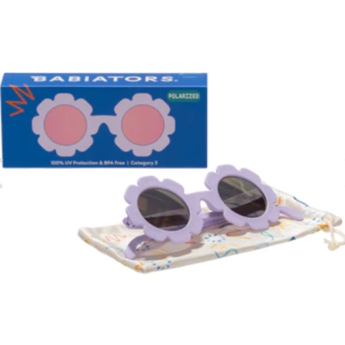 Irresistible Iris Flower | Lavender Polarized Mirrored Lenses – Babiators Sunglasses