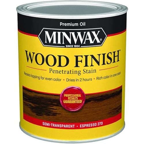 Minwax 700504444 Wood Finish, Espresso, 1 Quart