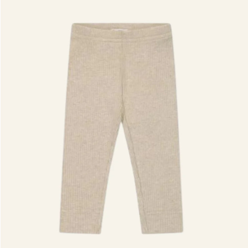 COTTON MODAL EVERYDAY LEGGING | bornbaby - biscuit marle 0-3m