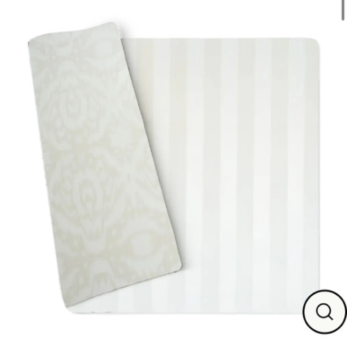 Ikat + Jack Stripe Playmat In Sandy Beige