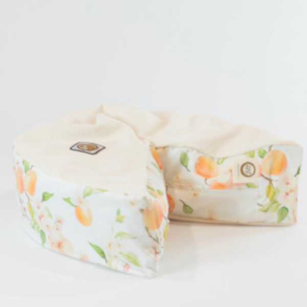 Organic Nesting Pillow / Peaches & Cream - Blessed Nest