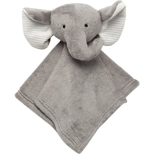 Lambs & Ivy Gray Elephant Soft Baby/Child/Toddler Plush Lovey Security Blanket
