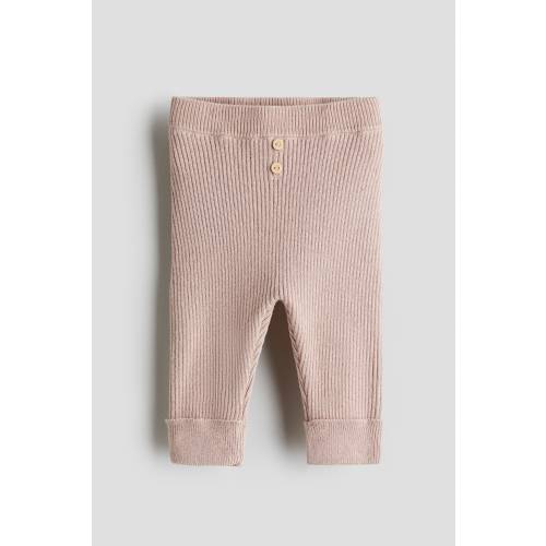 RIB-KNIT PANTS