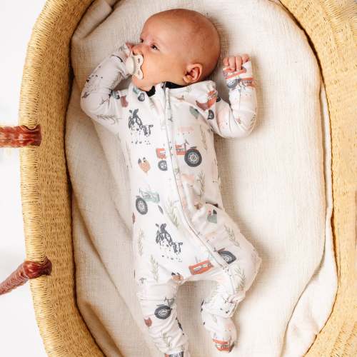 Zip-Up Footie Pajama - Jo