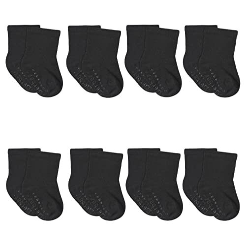 Gerber Baby 8-Pack Wiggle-Proof Jersey Crew Socks