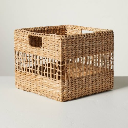 Natural Woven Storage Basket - Hearth & Hand™ with Magnolia, Size: Medium