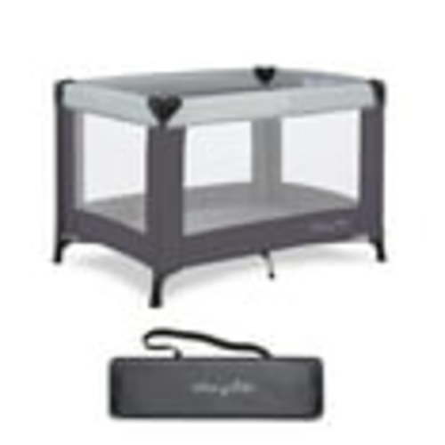 Dream On Me Nest Portable Play Yard, Grey, Unisex with Carry Bag & Strap