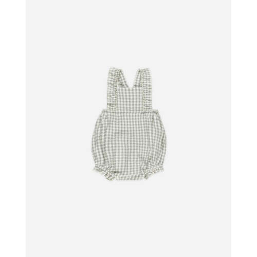Chiara Romper || Eucalyptus Gingham