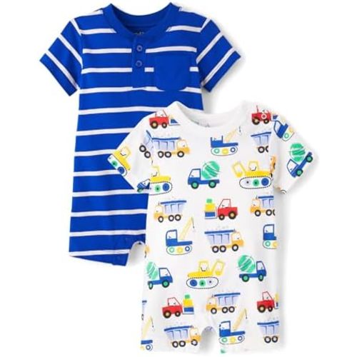 The Children's Place baby-boys And Newborn Short Sleeve Romper