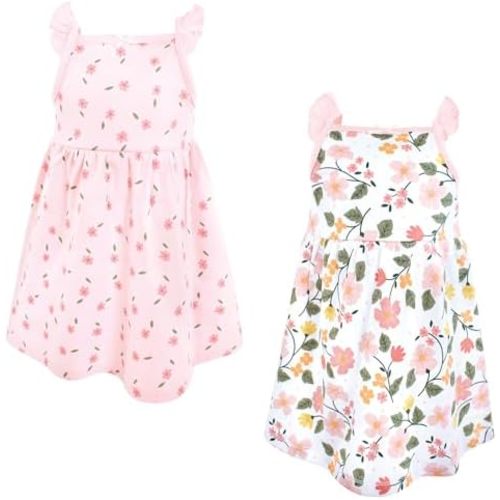 3-6 Mo Hudson Baby Girls Cotton Dresses