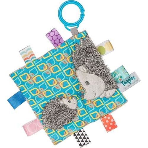 Taggies Crinkle Me Baby Toy, Heather Hedgehog