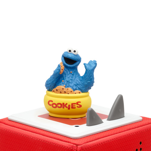 Tonies Character: Sesame Street's Cookie Monster, Audio Play Figurine for Portable Speaker, Blue, Plastic