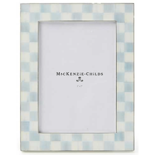 MacKenzie-Childs | Sterling Check Silver Plated 5"x7" Frame