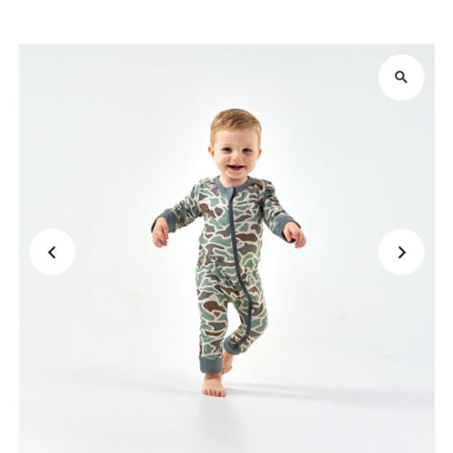 Baby Zip Up - Retro Duck Camo – BURLEBO