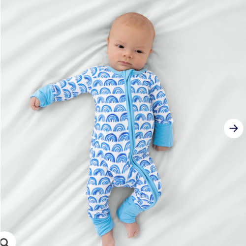 Blue Rainbows Zippy - Little Sleepies