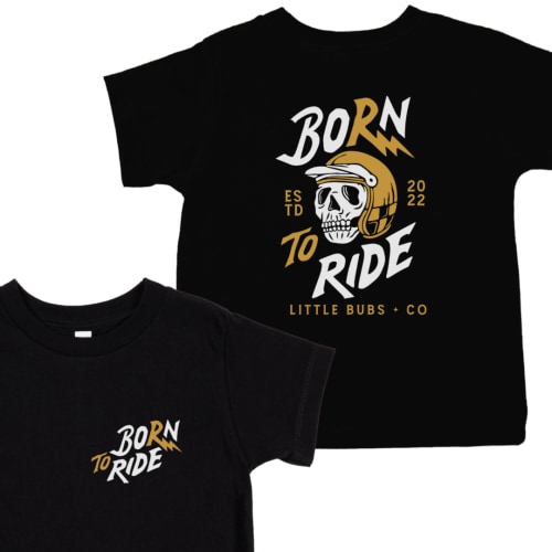 Born to Ride Tee - Wornwildboysapparel