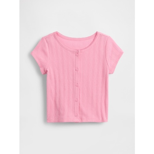 Baby & Toddler Pointelle Rib Top