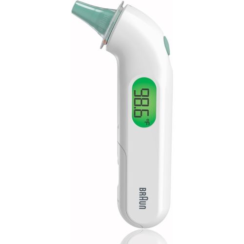 Braun ThermoScan 4 Digital Ear Thermometer, Professional Accuracy with Color Coded and Audio Fever Guidance for Babies, Toddlers, Kids and Adults, FSA and HSA Eligible
