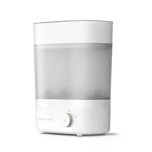 Philips Avent Baby Bottle Sterilizer and Dryer Premium, Removes 99,9% of Bacteria, Chemicals Free, Capacity 6 Bottles/Teats/Accessories, Modular Space Saving Design, Model SCF293