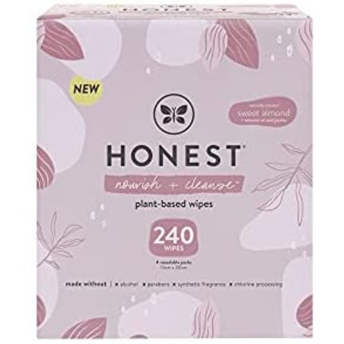 HONEST Wipes Sweet Almond Oil + Jojoba Scent
