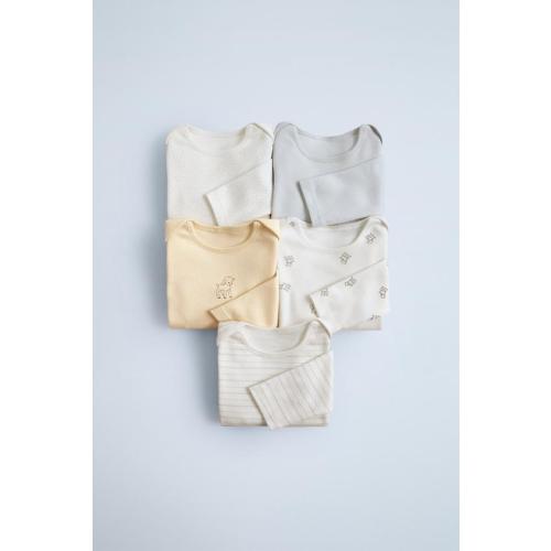 FIVE-PACK OF LAMB BODYSUITS - Ecru | ZARA United States