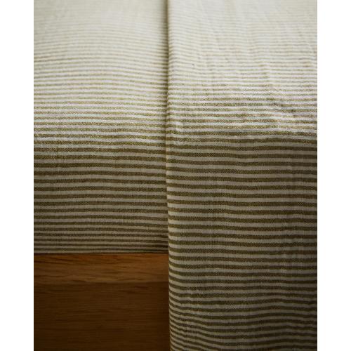 KIDS STRIPED CHIFFON FITTED CRIB SHEET