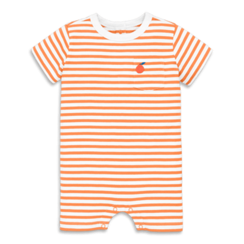 Baby Embroidered Stripe Pocket Shortie, 3-6M