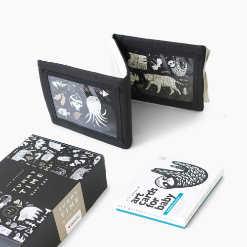 Wee Gallery Tummy Time Gallery & Art Cards Bundle - Rainforest