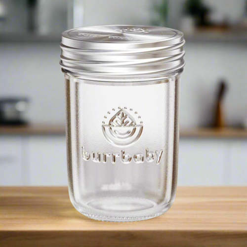 6oz Glass Breast Milk Storage Containers
