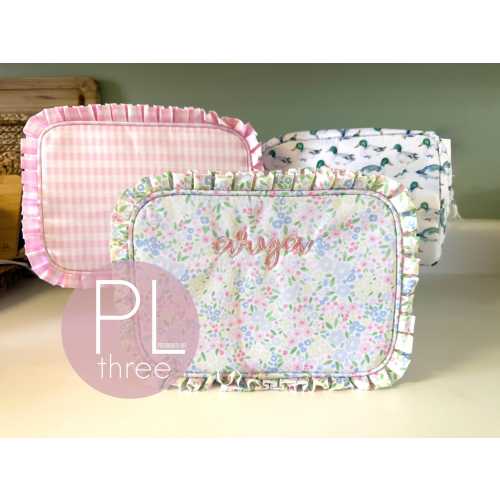 Embroidered Nylon Everything Bag, Personalized Zipper Bag, Embroidered Zipper Pouch, Personalized Everything Bag, Nylon Everything Bag