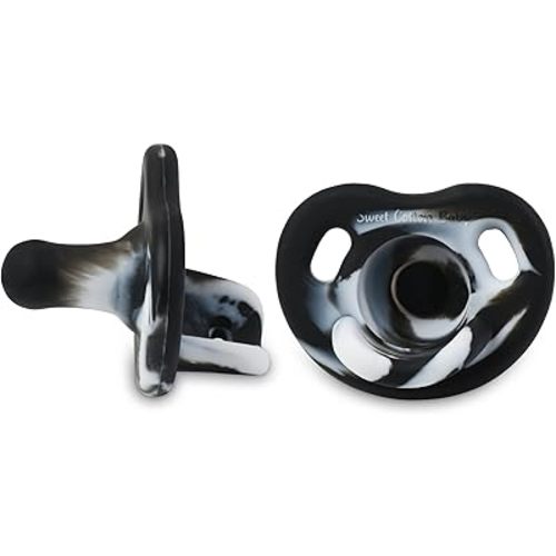 Pacifier – Soft Silicone – 0-36 Months – BPA Free – Natural Latch – Lightweight, Dishwasher Safe – for Newborns, Infants, Toddlers