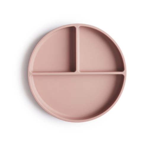 Mushie Baby Silicone Suction Plate- blush