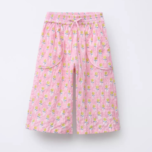 FLORAL PRINT CULOTTES - Pink | ZARA United States