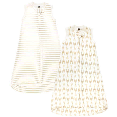 Hudson Baby Interlock Cotton Sleeveless Sleeping Bag, Neutral Giraffe, — buybuy BABY 03 Months