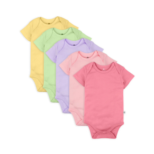 5-Pack Organic Cotton Short Sleeve Bodysuits | Honest Baby Clothing