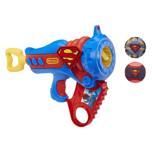 Little Tikes Superman Boom Blaster, DC Comics Active Play Toy Blasters, Boys and Girls Ages 3+ Years