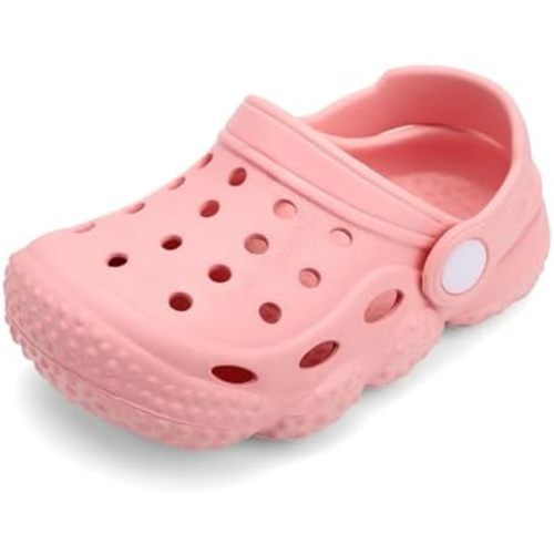 INMINPIN Baby Clogs Garden Shoes Newborn Infant Lightweight Breathable Beach Pool Sandals Non-Slip Baby Boys Girls Water Shower Summer Shoes Splay Naturally