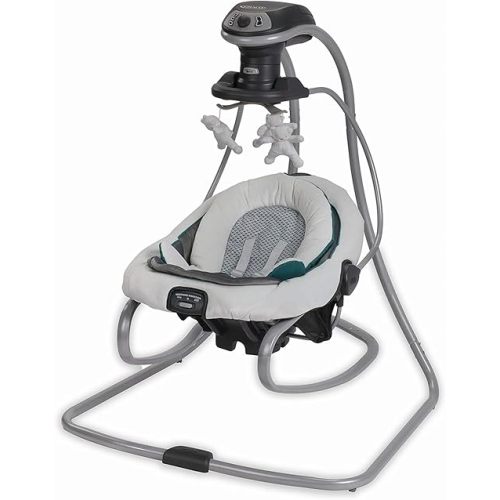 Graco DuetSoothe Swing and Rocker with Removable Swing Seat and 6 Swinging Speeds for Toddler Swing Seat and Swing Chair